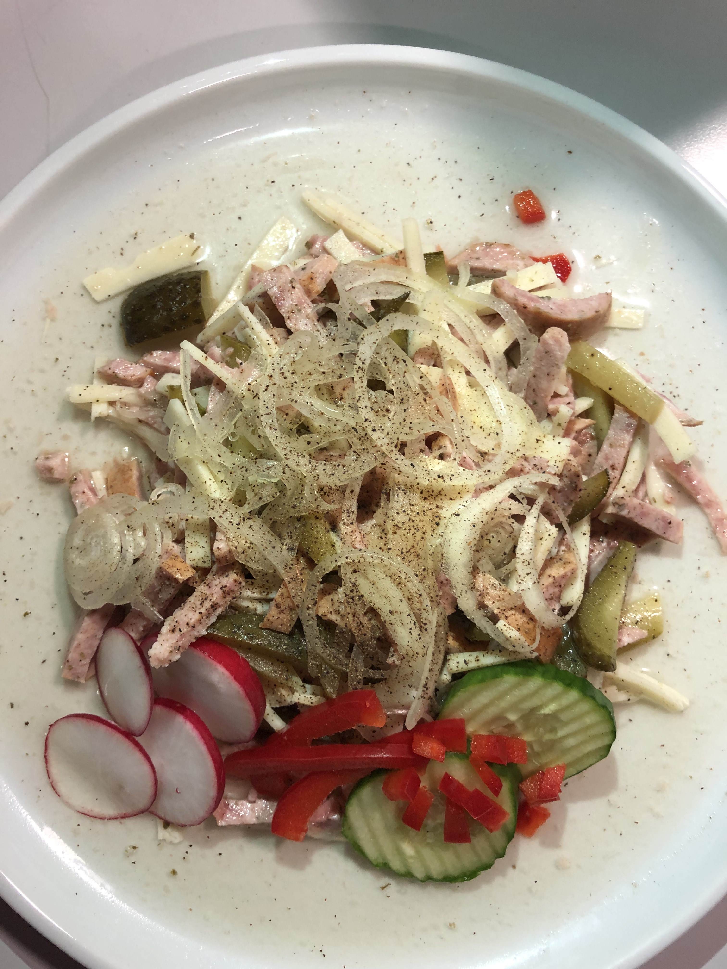 Schweizer Wurstsalat